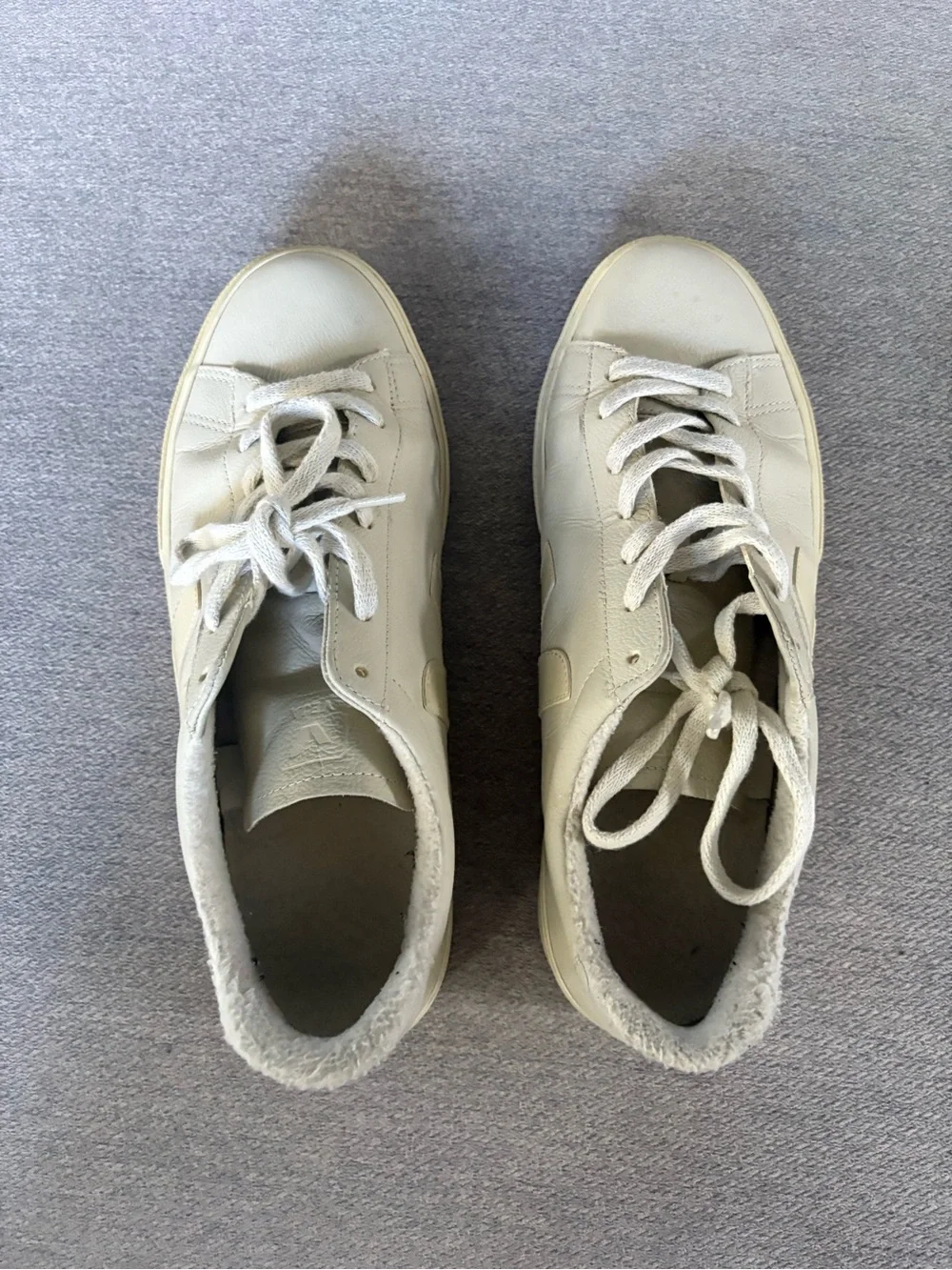 Veja Men’s Low-Top Sneakers in Off-White